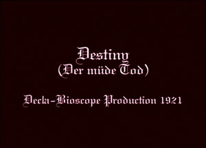 Destiny title card
