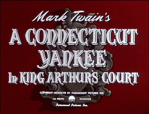 Connecticut Yankee in King Arthur's Court title card