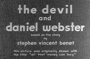 The Devil and Daniel Webster title card