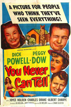 You Can Never Tell poster