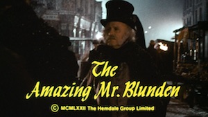 The Amazing Mr. Blunden title card